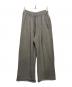 CLANE（クラネ）の古着「LOGO SWEAT TUCK WIDE PANTS」｜グレー