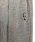 中古・古着 CLANE (クラネ) LOGO SWEAT TUCK WIDE PANTS グレー：6000円