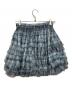 sheller (シェリエ) Check Pleats Ruffle Tops ブルー サイズ:FREE：7000円