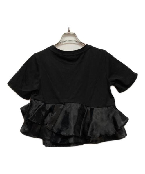 Snidel（スナイデル）Snidel (スナイデル) ドッキングペプラムカットプルオーバー ブラック サイズ:FREEの古着・服飾アイテム