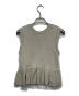 eimy istoire (エイミーイストワール) SIGN BUTTON KNIT TOP ベージュ サイズ:FREE：5000円