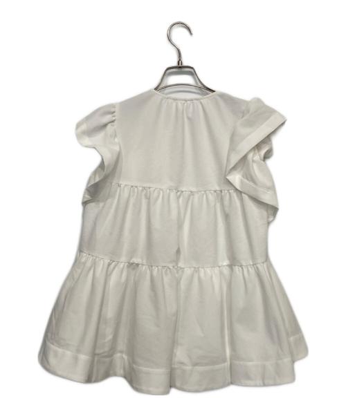 CELFORD（セルフォード）CELFORD (セルフォード) UVカットピンタックチュニックブラウス ホワイト サイズ:FREEの古着・服飾アイテム