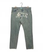 ICE CREAMアイスクリーム）の古着「WASHED DENIM PANTS」｜インディゴ