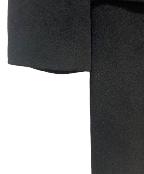 JUNYA WATANABE COMME des GARCONS（(ジュンヤワタナベ コムデギャルソン）JUNYA WATANABE COMME des GARCONS ((ジュンヤワタナベ コムデギャルソン) アンゴラウールチェスターコート ブラック サイズ:XSの古着・服飾アイテム
