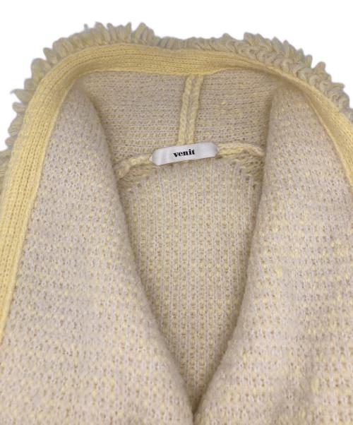 Venit（ヴェニット）VENIT (ヴェニット) ロングカーディガン イエロー サイズ:38の古着・服飾アイテム