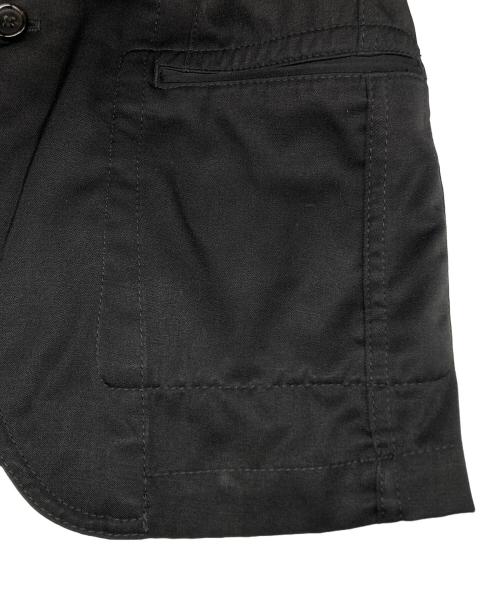 COMME des GARCONS HOMME（コムデギャルソン オム）COMME des GARCONS HOMME (コムデギャルソン オム) ウールトロ ギャバジン ジャケット ブラック サイズ:SSの古着・服飾アイテム