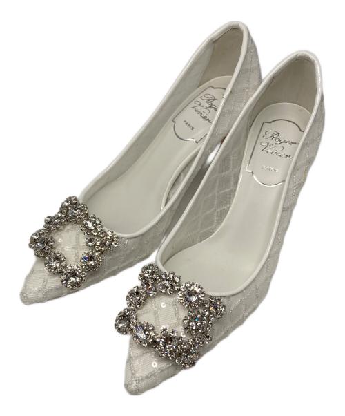 Roger Vivier（ロジェ ヴィヴィエ）Roger Vivier (ロジェ ヴィヴィエ) ヒールパンプス ホワイト サイズ:35の古着・服飾アイテム