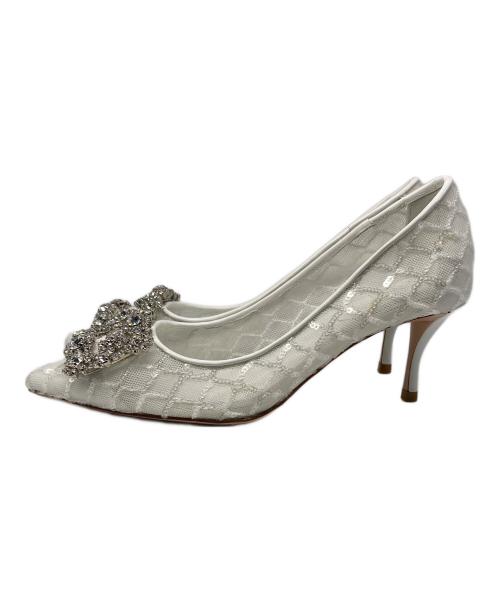 Roger Vivier（ロジェ ヴィヴィエ）Roger Vivier (ロジェ ヴィヴィエ) ヒールパンプス ホワイト サイズ:35の古着・服飾アイテム