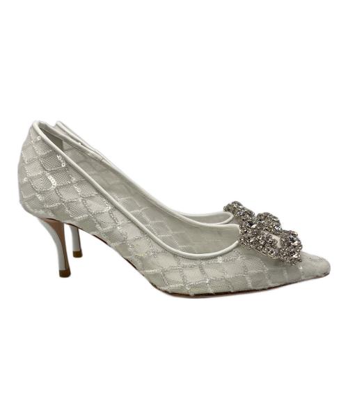 Roger Vivier（ロジェ ヴィヴィエ）Roger Vivier (ロジェ ヴィヴィエ) ヒールパンプス ホワイト サイズ:35の古着・服飾アイテム
