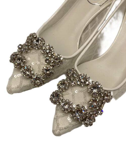 Roger Vivier（ロジェ ヴィヴィエ）Roger Vivier (ロジェ ヴィヴィエ) ヒールパンプス ホワイト サイズ:35の古着・服飾アイテム