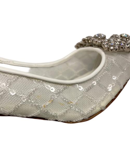 Roger Vivier（ロジェ ヴィヴィエ）Roger Vivier (ロジェ ヴィヴィエ) ヒールパンプス ホワイト サイズ:35の古着・服飾アイテム