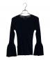 CFCL (シーエフシーエル) SOFT PORTRAIT LONG BELL SLEEVE TOP ブラック サイズ:1：12000円