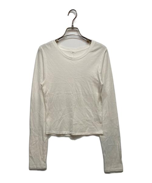 MALU（MALU）MALU (MALU) 長袖カットソー ホワイト サイズ:3の古着・服飾アイテム
