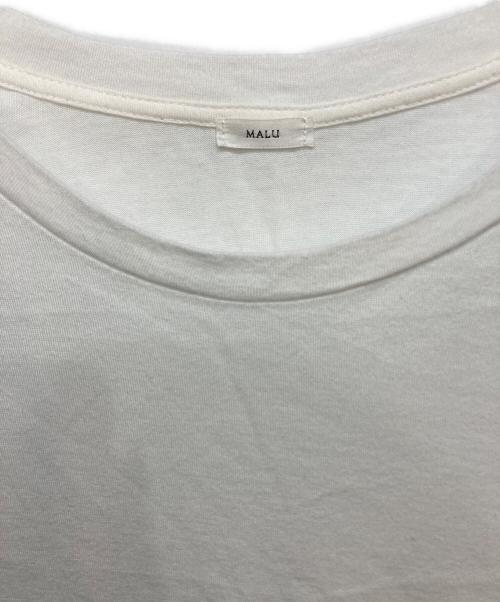 MALU（MALU）MALU (MALU) 長袖カットソー ホワイト サイズ:3の古着・服飾アイテム