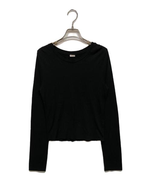 MALU（MALU）MALU (MALU) 長袖カットソー ブラック サイズ:3の古着・服飾アイテム
