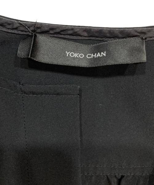 YOKO CHAN（ヨーコチャン）YOKO CHAN (ヨーコチャン) Side Ruffle Dress ブラック サイズ:36の古着・服飾アイテム