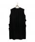 YOKO CHAN (ヨーコチャン) Side Ruffle Dress ブラック サイズ:36：10000円