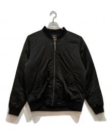 EVISU（エヴィス）の古着「MA-1ジャケット」｜ブラック
