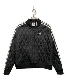 adidas（アディダス）の古着「キルテッド スーパースター トラック」｜ブラック