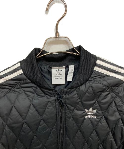 adidas（アディダス）adidas (アディダス) キルテッド スーパースター トラック ブラック サイズ:Lの古着・服飾アイテム