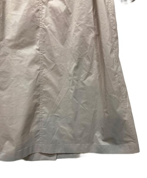 icB（アイシービー）icB (アイシービー) 撥水加工メモリーストレッチタフタ トレンチコート グレー サイズ:Ｍの古着・服飾アイテム