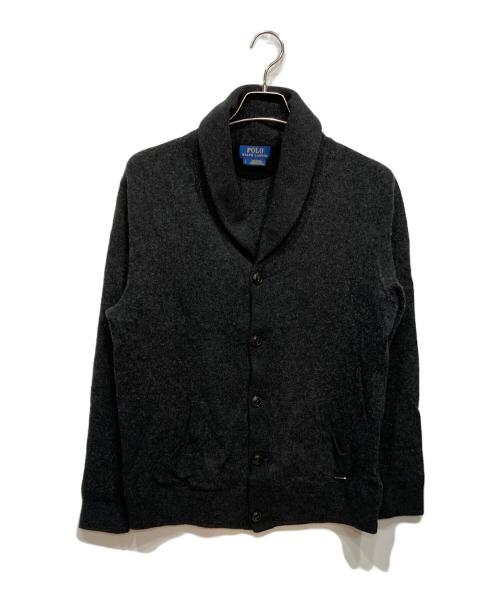 POLO RALPH LAUREN（ポロ・ラルフローレン）POLO RALPH LAUREN (ポロ・ラルフローレン) ショールカラーカーディガン グレー サイズ:Lの古着・服飾アイテム