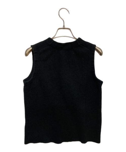 theory（セオリー）theory (セオリー) Texture Boucle Button Front Gilet ブラック サイズ:Sの古着・服飾アイテム