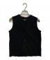 theory（セオリー）の古着「Texture Boucle Button Front Gilet」｜ブラック