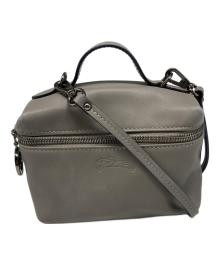 LONGCHAMP（ロンシャン）の古着「ル・プリアージュ エクストラ クロスボディ―バッグ」｜グレー