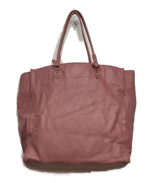 BALENCIAGA（バレンシアガ）BALENCIAGA (バレンシアガ) ペーパーバッグ ピンクの古着・服飾アイテム