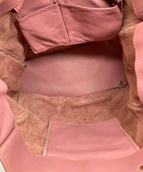 BALENCIAGA（バレンシアガ）BALENCIAGA (バレンシアガ) ペーパーバッグ ピンクの古着・服飾アイテム