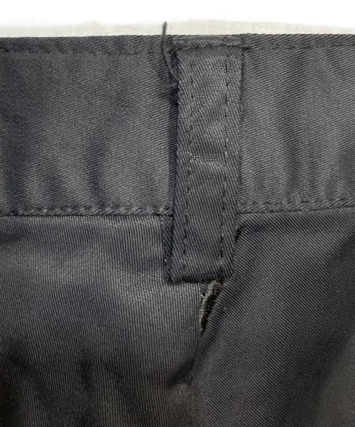 FENDI JEANS（フェンディ ジーンズ）FENDI JEANS (フェンディ ジーンズ) ロゴ刺繍パンツ ブラック サイズ:XLの古着・服飾アイテム