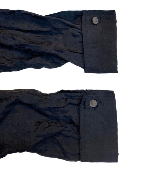 FENDI JEANS（フェンディ ジーンズ）FENDI JEANS (フェンディ ジーンズ) ズッカ柄シアーシャツ ブラック サイズ:42の古着・服飾アイテム