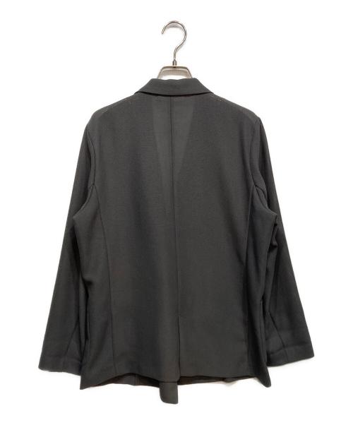 le.coeur blanc（ルクールブラン）le.coeur blanc (ルクールブラン) メッシュダブルブレストジャケット グレー サイズ:38の古着・服飾アイテム