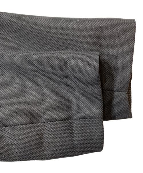 le.coeur blanc（ルクールブラン）le.coeur blanc (ルクールブラン) メッシュダブルブレストジャケット グレー サイズ:38の古着・服飾アイテム