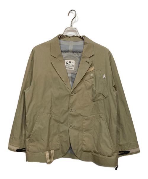 CMF OUTDOOR GARMENT（コンフィーアウトドアガーメント）CMF OUTDOOR GARMENT (コンフィーアウトドアガーメント) テックテーラードジャケット ベージュ サイズ:Lの古着・服飾アイテム