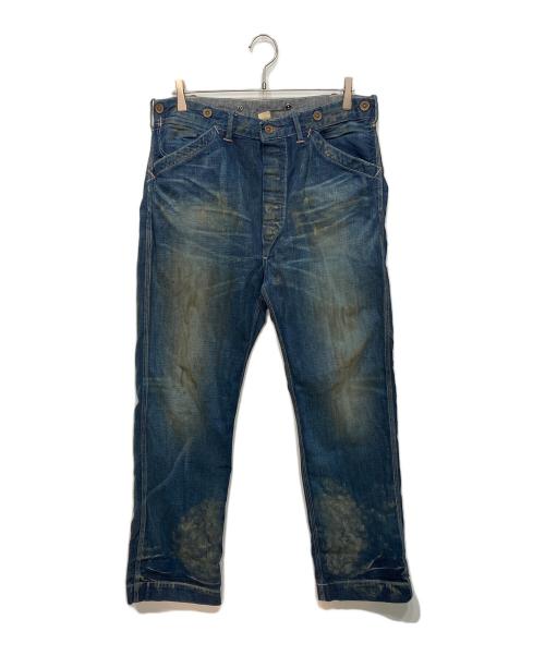 RRL（ダブルアールエル）RRL (ダブルアールエル) バックルバックデニムペインターパンツ インディゴ サイズ:W33の古着・服飾アイテム