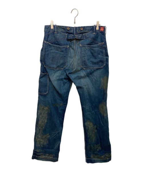 RRL（ダブルアールエル）RRL (ダブルアールエル) バックルバックデニムペインターパンツ インディゴ サイズ:W33の古着・服飾アイテム