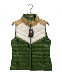RLX RALPH LAUREN（アールエルエックスラルフローレン）の古着「リバーシブルダウンベスト」｜グリーン