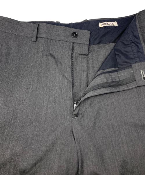 AURALEE（オーラリー）AURALEE (オーラリー) WOOL SILK TROPICAL SLACKS グレー サイズ:4の古着・服飾アイテム