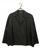 AURALEEオーラリー）の古着「WOOL SILK TROPICAL SHIRTS JACKET」｜グレー