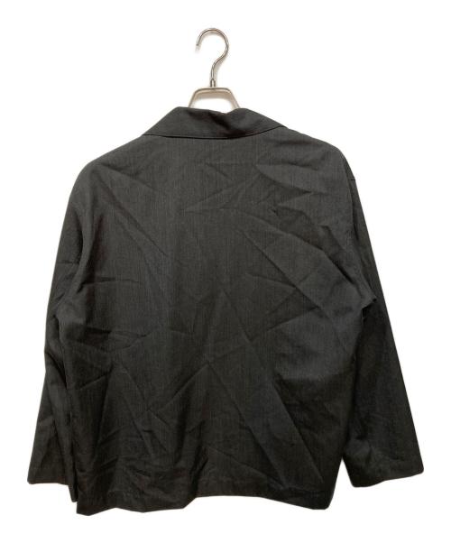 AURALEE（オーラリー）AURALEE (オーラリー) WOOL SILK TROPICAL SHIRTS JACKET グレー サイズ:4の古着・服飾アイテム