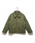UNUSEDアンユーズド）の古着「Padded quilted jacket」｜グリーン