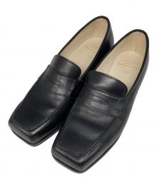 foot the coacher（フットザコーチャー）の古着「SQUARE LOAFER」｜ブラック
