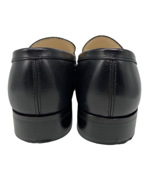 foot the coacher（フットザコーチャー）foot the coacher (フットザコーチャー) SQUARE LOAFER ブラック サイズ:8の古着・服飾アイテム
