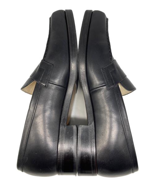 foot the coacher（フットザコーチャー）foot the coacher (フットザコーチャー) SQUARE LOAFER ブラック サイズ:8の古着・服飾アイテム