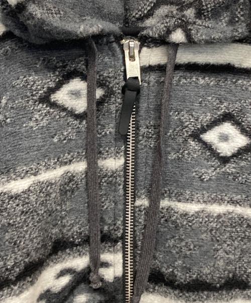 DIESEL（ディーゼル）DIESEL (ディーゼル) ネイティブ柄ウールポンチョ グレー サイズ:XSの古着・服飾アイテム