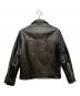 LUKER BY NEIGHBOR HOOD (ルーカーバイネイバーフッド) シングルライダースジャケット ブラック サイズ:Ｍ：25000円