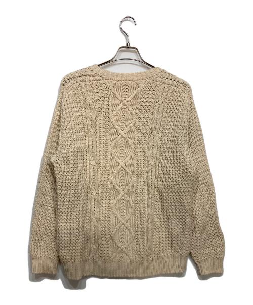 BATONER（バトナ―）BATONER (バトナ―) STEVEN ALAN (スティーブンアラン) 別注ケーブルニット アイボリー サイズ:3の古着・服飾アイテム