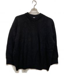 THE DAY（ザデイ）の古着「LOW GAUGE CREWNECK PREMIUM KNIT」｜ブラック